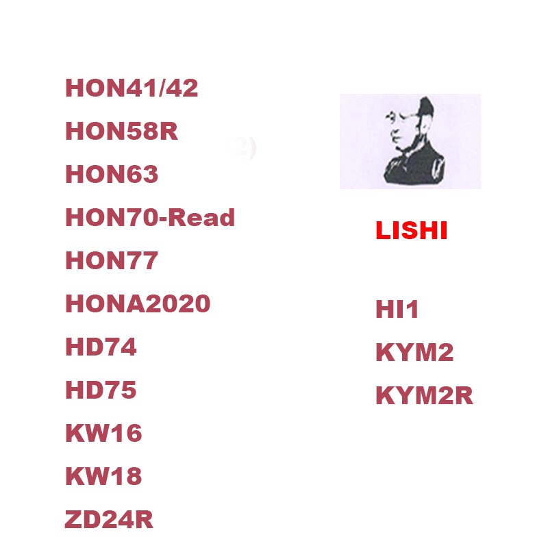 LISHI- ڹ , HON42/41, HON58R, HON63..